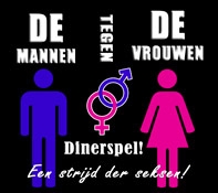 Mannen tegen de Vrouwen Dinerspel Zaandam!